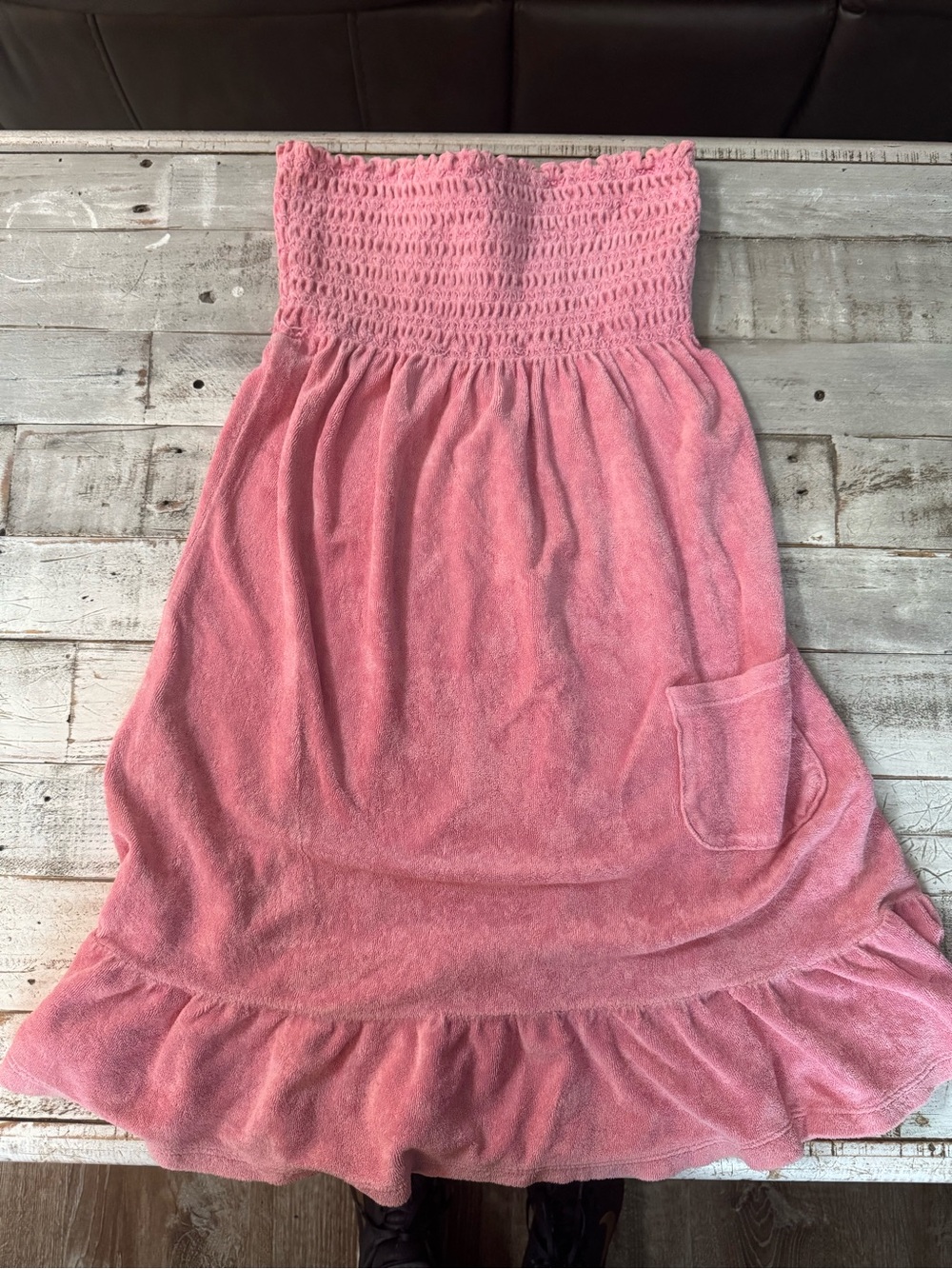 Juicy Couture Vintage Y2K Size Medium Pink Terry Dress